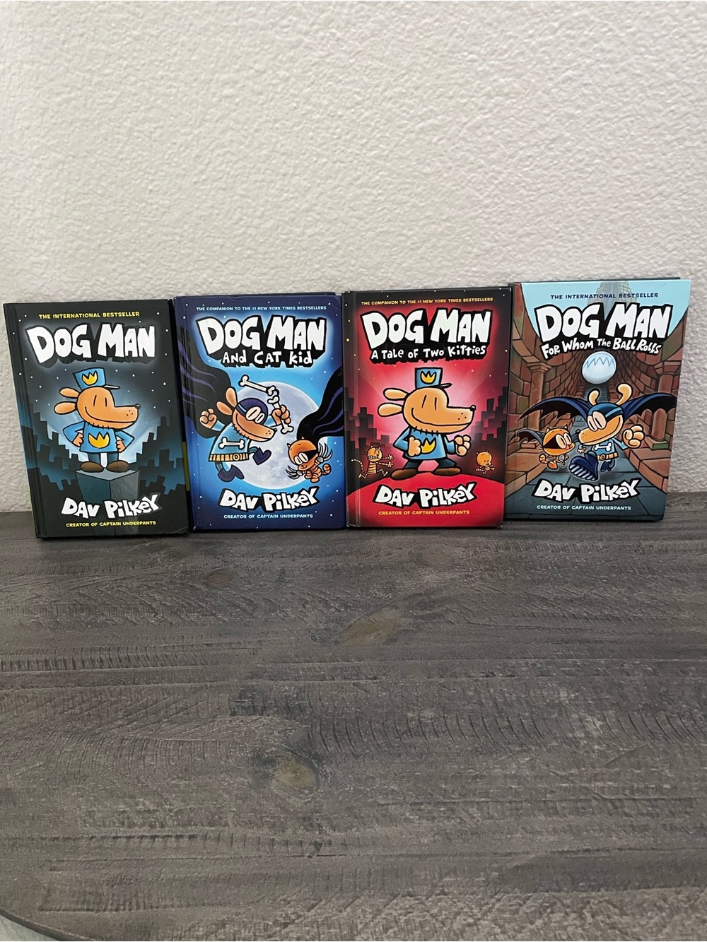 Dog Man Book Set by Dav Pilkey - Colorful Kids Graphic Novels